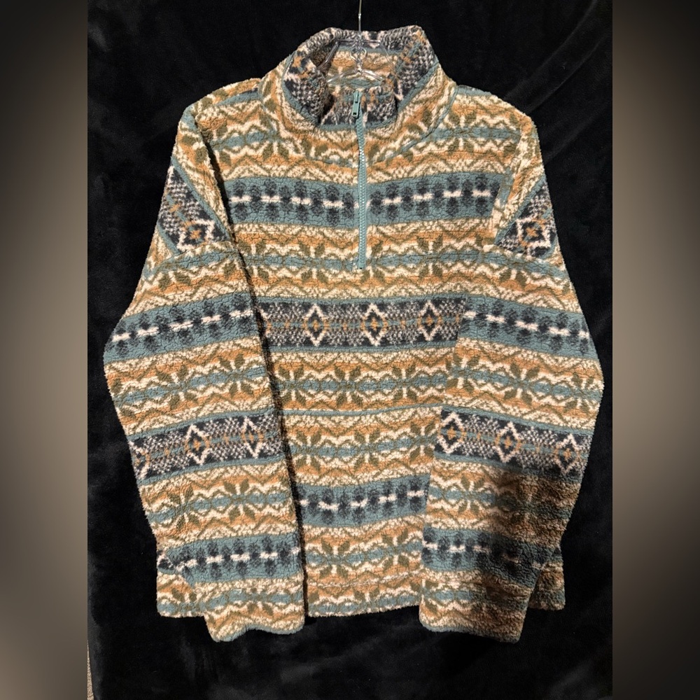 American Eagle Outfitters Quarter Zip Sherpa